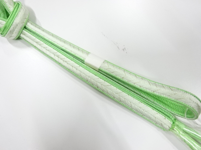 未使用品　正絹　手組帯締め